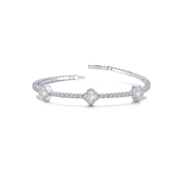 Sterling Silver CZ & Mother-of-Pearl Bracelet Orin Jewelers Northville, MI