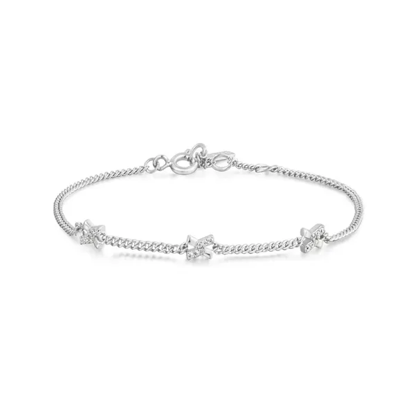 Sterling Silver Cross Station Bracelet Orin Jewelers Northville, MI