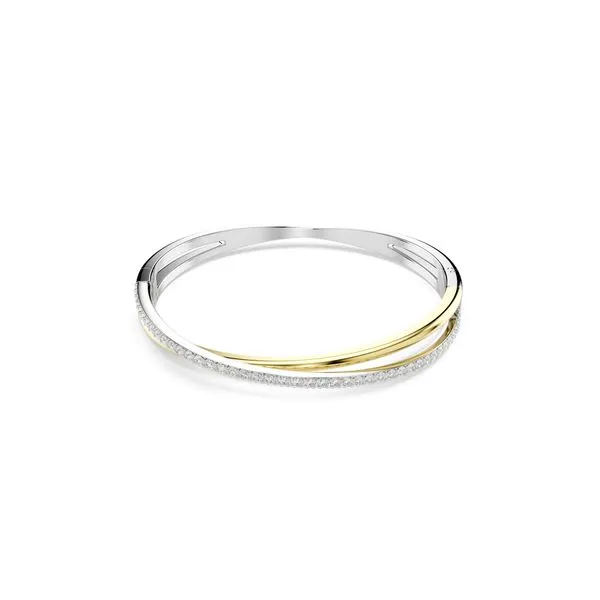 Swarovski Hyperbola Bangle -  Mixed Metal Finish Orin Jewelers Northville, MI
