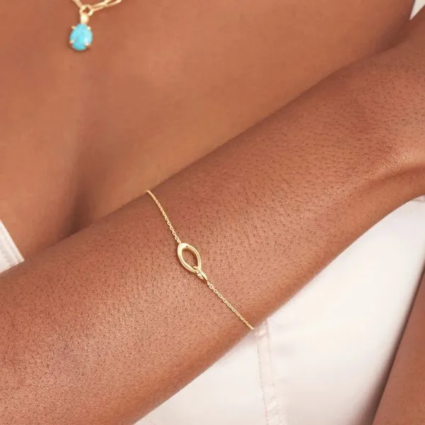 Sterling Silver Gold Plated Wave Link Bracelet By Ania Haie Image 2 Orin Jewelers Northville, MI