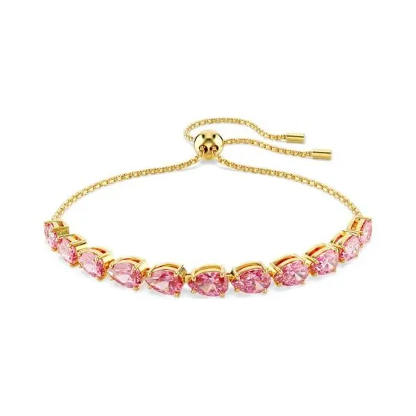 Swarovski Matrix Bracelet - Pear Cut, Pink, Gold-Tone Plated Orin Jewelers Northville, MI