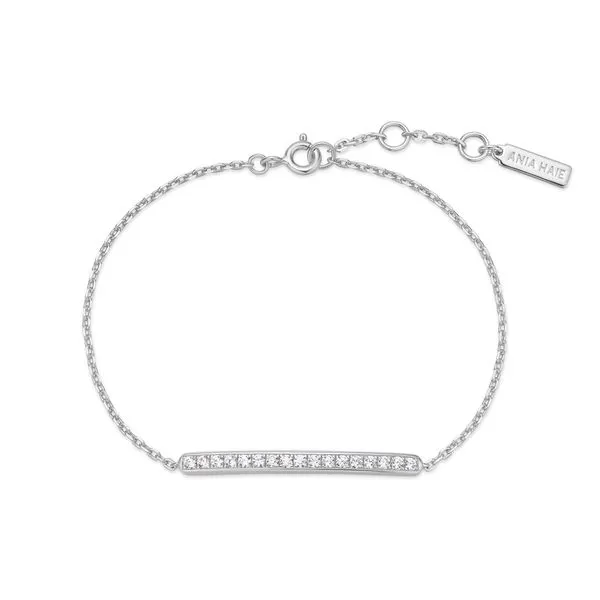 Sterling Silver Pave Bar Bracelet Orin Jewelers Northville, MI