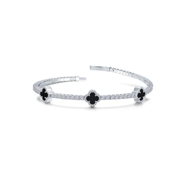 Sterling Silver CZ & Black Onyx Bracelet Orin Jewelers Northville, MI
