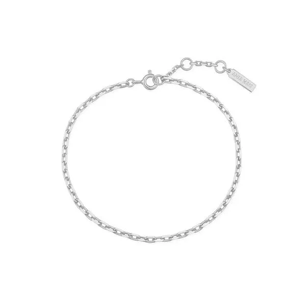 Sterling Silver Paper Clip Chain Bracelet By Ania Haie Image 2 Orin Jewelers Northville, MI