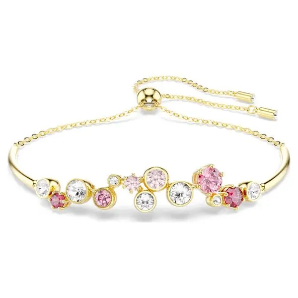 Swarovski Constella Bracelet, Mixed Cuts, Multicolored, Gold-Tone Plated Orin Jewelers Northville, MI