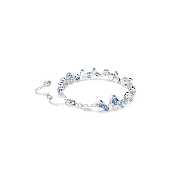 Swarovski Constella Bracelet, Mixed Cuts, Blue, Rhodium Plated Image 3 Orin Jewelers Northville, MI