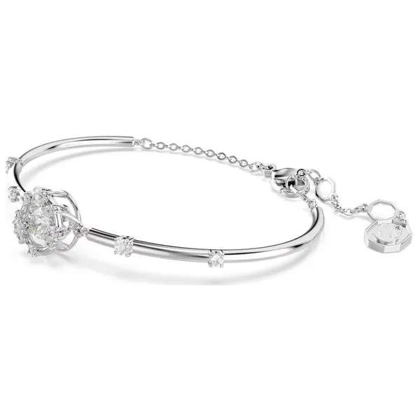 Swarovski Constella Bangle - Round Cut, Dancing Stone, White, Rhodium Plated Image 2 Orin Jewelers Northville, MI