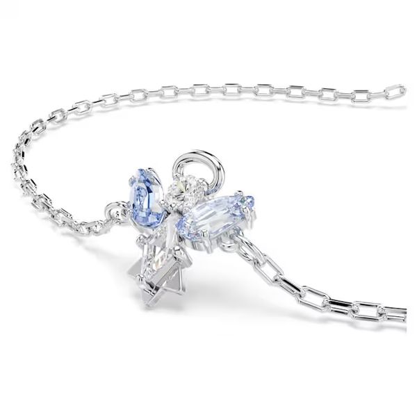 Swarovski Magic Bracelet, Angel, Blue, Rhodium Plated Image 2 Orin Jewelers Northville, MI