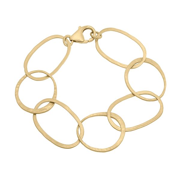 Sterling Silver Gold Vermeil  Bracelet By Jorge Revilla Orin Jewelers Northville, MI