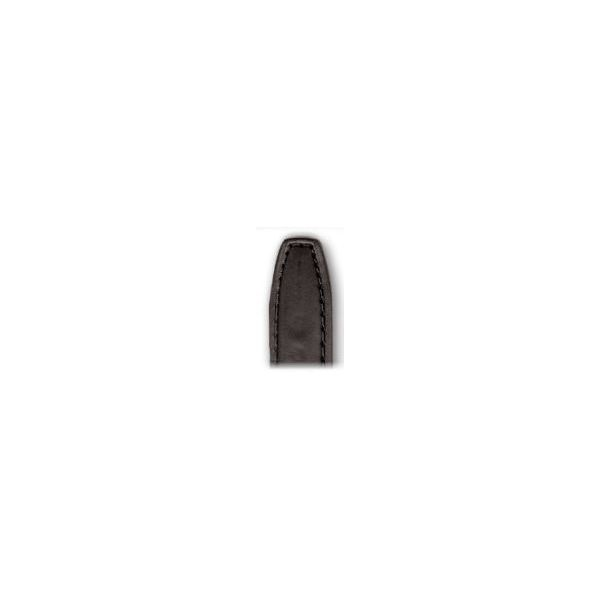Genuine Oil Tan Leather Watch Band, 18mm Black Orin Jewelers Northville, MI