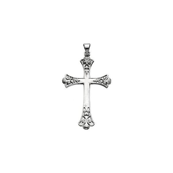 Sterling Silver Cross Pendant Charm Orin Jewelers Northville, MI