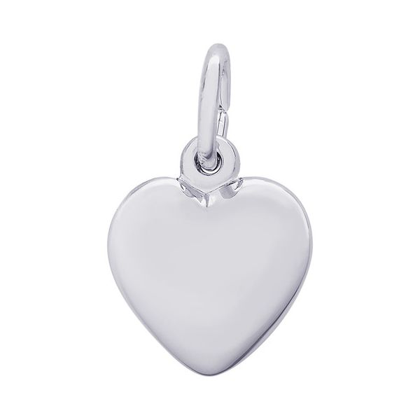 Sterling Silver Puffed Heart Charm Orin Jewelers Northville, MI