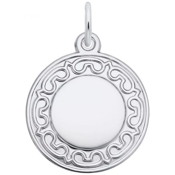 Sterling Silver Disc Charm Orin Jewelers Northville, MI