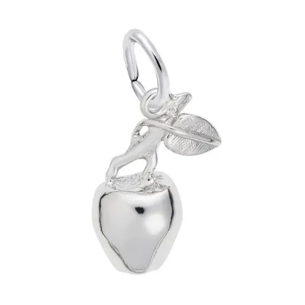 Sterling Silver Apple Charm Orin Jewelers Northville, MI