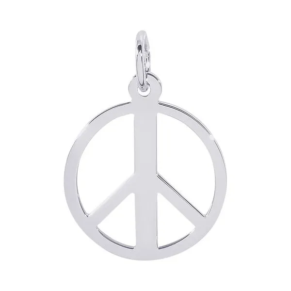 Sterling Silver Peace Symbol Charm Orin Jewelers Northville, MI