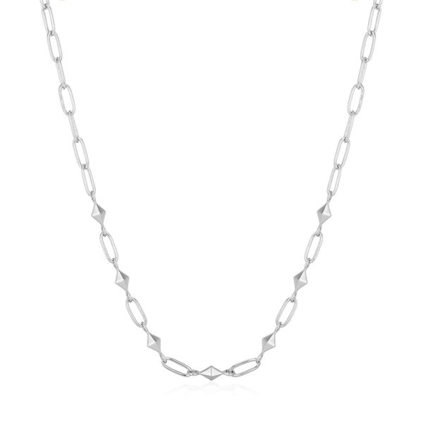 Sterling Silver Heavy Spike Necklace by Ania Haie Orin Jewelers Northville, MI