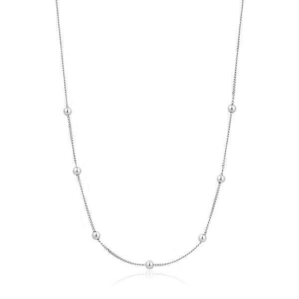 Sterling Silver Modern Beaded Necklace by Ania Haie Orin Jewelers Northville, MI