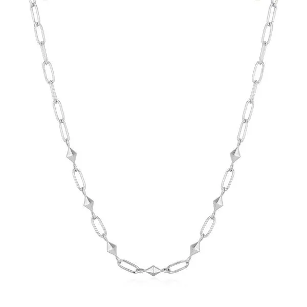 Sterling Silver Heavy Spike Necklace by Ania Haie Orin Jewelers Northville, MI