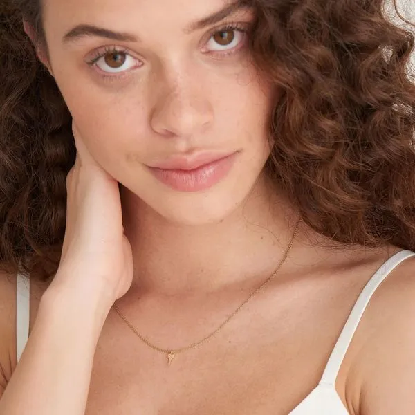 Sterling Silver Gold Plated Key Necklace By Ania Haie Image 2 Orin Jewelers Northville, MI