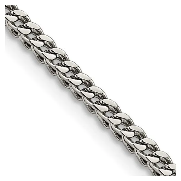 3 mm Stainless Steel Franco Chain, 24