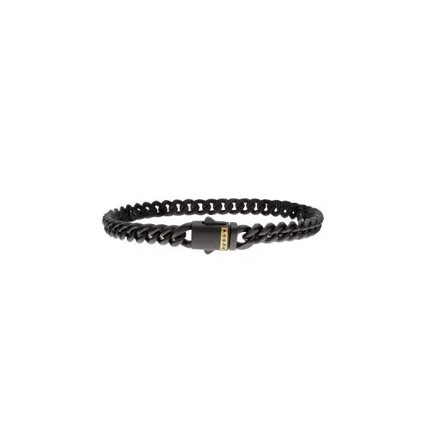 Black IP Steel Matte Finish Bracelet Orin Jewelers Northville, MI