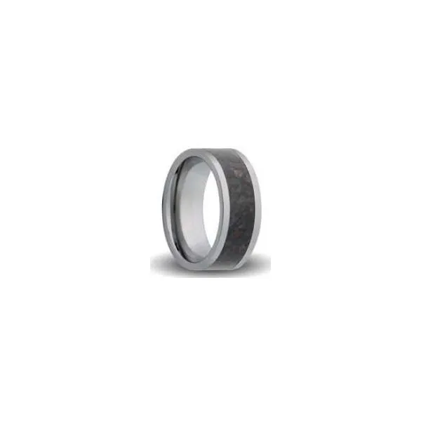 8mm Cobalt Chrome Band With Dino Bone Inlay Orin Jewelers Northville, MI