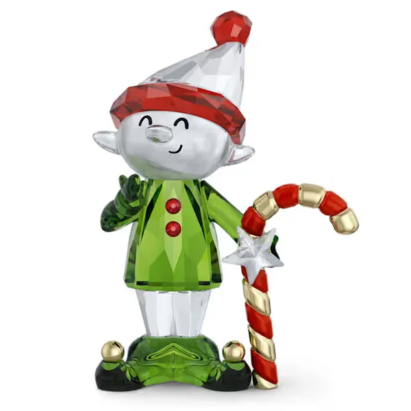 Swarovski Holiday Cheers Dulcis Elf And Candy Cane Orin Jewelers Northville, MI