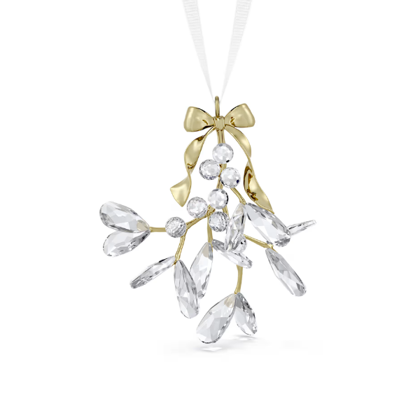 Swarovski Holiday Magic Mistletoe Ornament Orin Jewelers Northville, MI