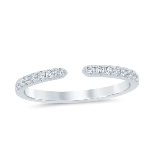 Open Diamond wedding band Orloff Jewelers Fresno, CA