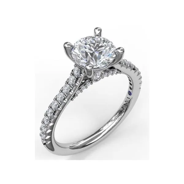Diamond Semi-Mount Ring Orloff Jewelers Fresno, CA
