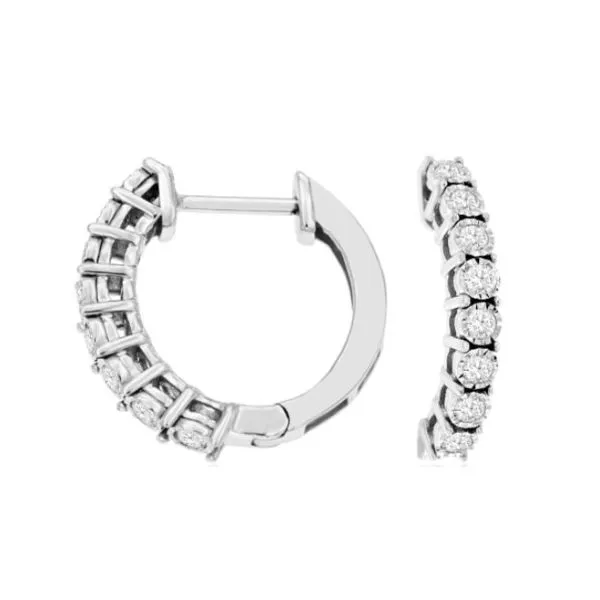 Diamond Hoop Earrings Orloff Jewelers Fresno, CA