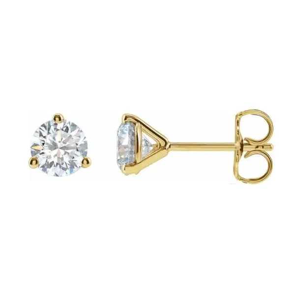 Natural Diamond Stud Earrings