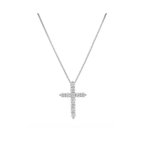 Lab Grown Diamond Cross Necklace