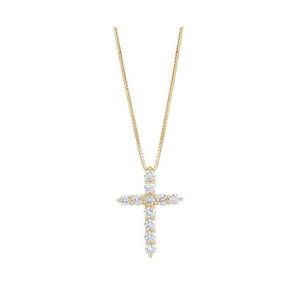 Lab Grown Diamond Cross Necklace Orloff Jewelers Fresno, CA
