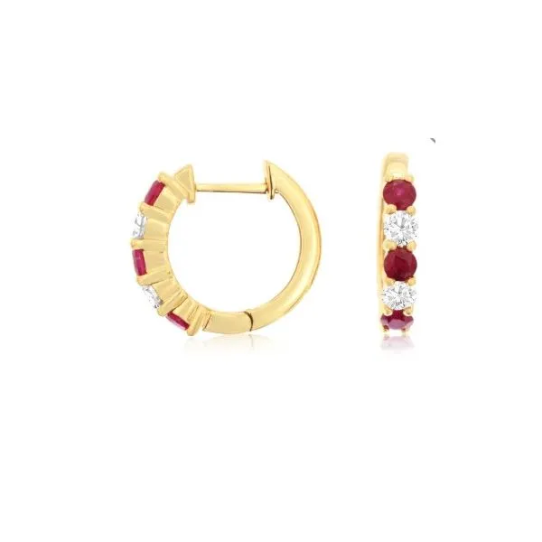 Colored Stone Hoops Orloff Jewelers Fresno, CA