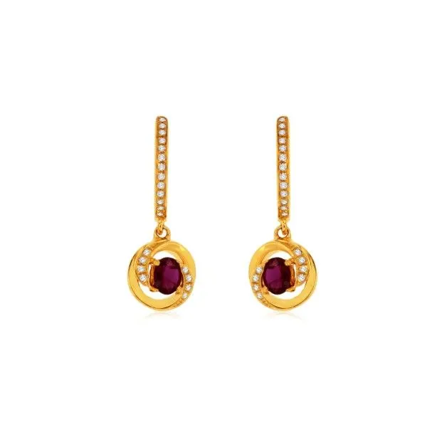 Fashion color stone earrings Orloff Jewelers Fresno, CA
