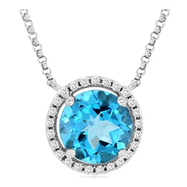 Blue Topaz Necklace Orloff Jewelers Fresno, CA