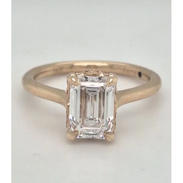 Timeless Hidden Halo Diamond Engagement Ring Orloff Jewelers Fresno, CA