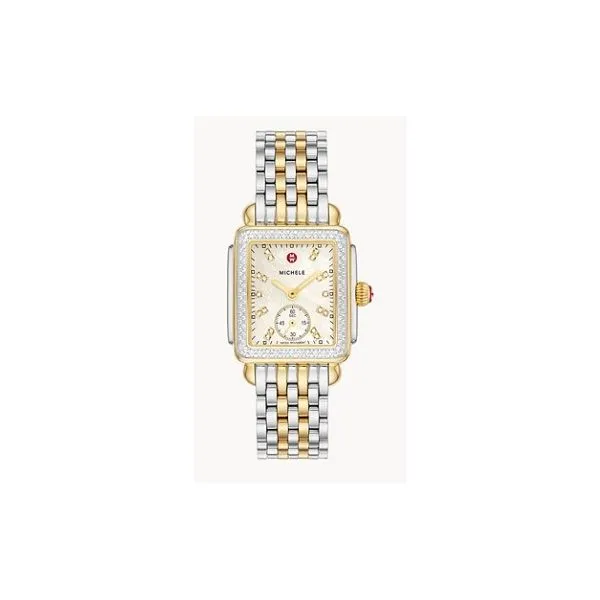 Deco Mid Diamond Two Tone Diamond Dial Orloff Jewelers Fresno, CA