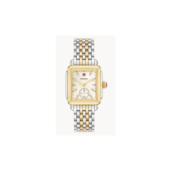 Michele Deco Mid Two-Tone Diamond Dial 29mm Orloff Jewelers Fresno, CA