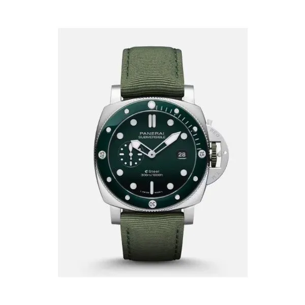 PANERAI Submersible QuarantaQuattro Verde Smeraldo (44MM) Orloff Jewelers Fresno, CA