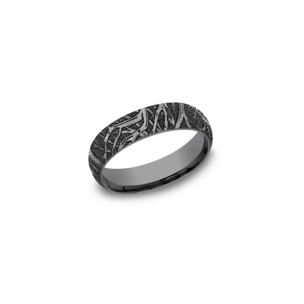Benchmark Domed Enchanted Forest Tantalum Ring Orloff Jewelers Fresno, CA
