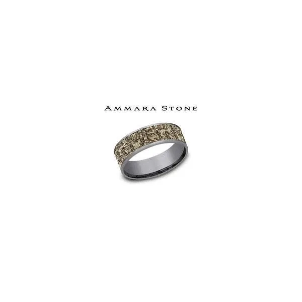 Benchmark GTA Thin Edge Bamboo Wall Center Band Orloff Jewelers Fresno, CA