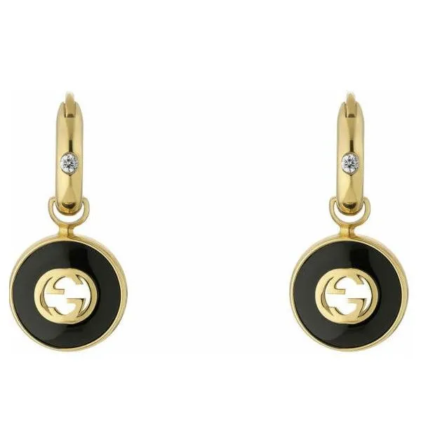 Interlocking gucci earrings online