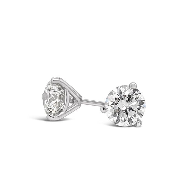 14 KT  White Gold & 0.53 CTTW Diamond Stud Earrings Padis Jewelry San Francisco, CA