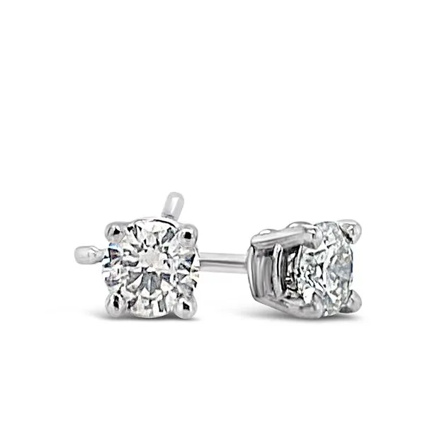 Forevermark 0.30 Cttw. White Gold Diamond Solitaire Earrings Padis Jewelry San Francisco, CA