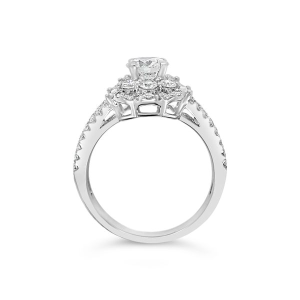 Forevermark Halo Engagement Ring Image 2 Padis Jewelry San Francisco, CA