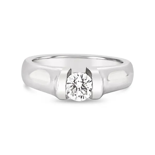 Forevermark Platinum Diamond Solitaire Engagement Ring Padis Jewelry San Francisco, CA