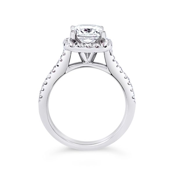Forevermark Halo Engagement Ring Image 2 Padis Jewelry San Francisco, CA