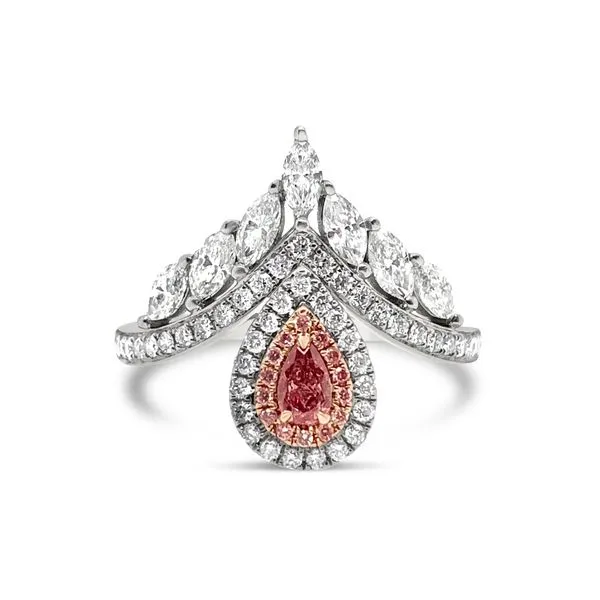 18 Kt White Gold Pink Diamond Ring Padis Jewelry San Francisco, CA